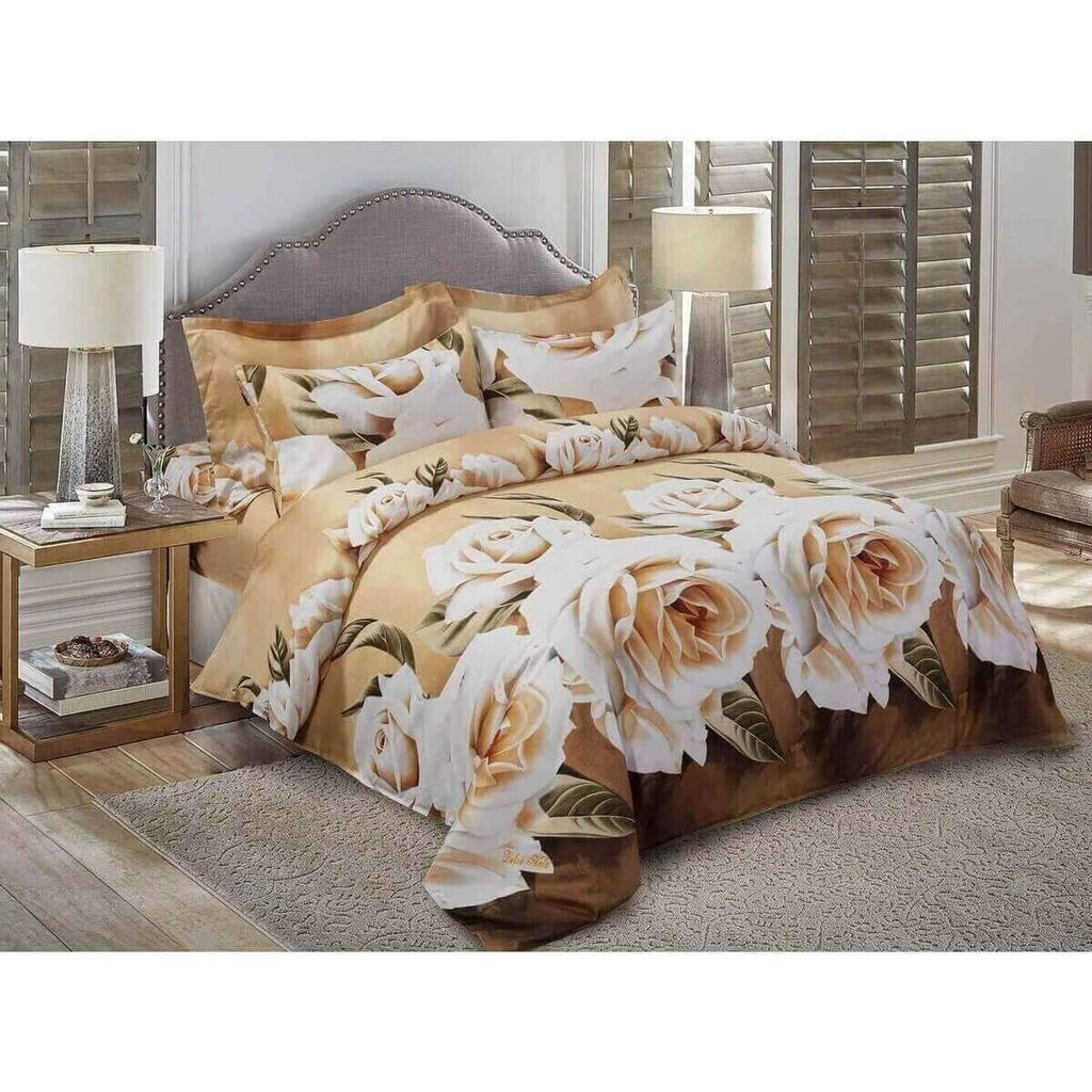 Queen Size Floral Bedding Duvet Cover Set H996