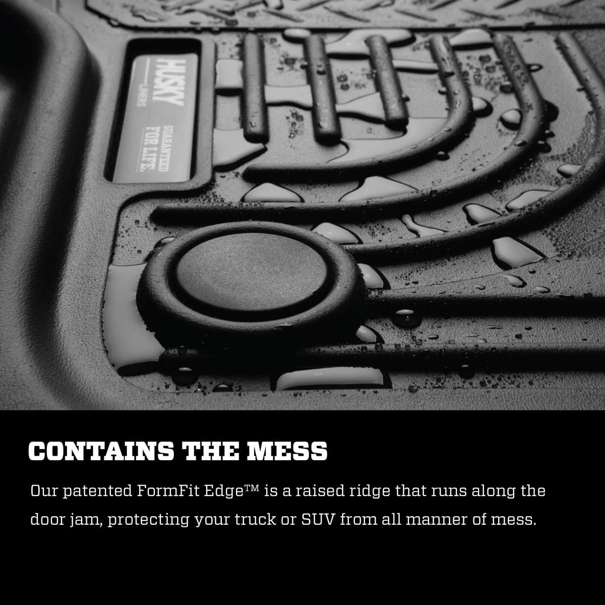 Black TPO Car Floor Liners for Ford Fusion Z8736