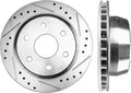 330mm Drilled & Slotted 6 Lug Rotors X59104