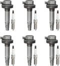 Set of 6 Ignition Coils and Spark Plugs for 3.5L V6 M432370