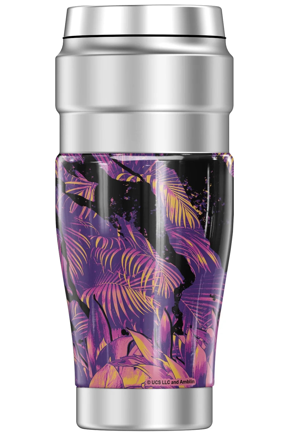 Purple Stainless Steel Travel Tumbler, Vacuum Insulated, 16oz P776786