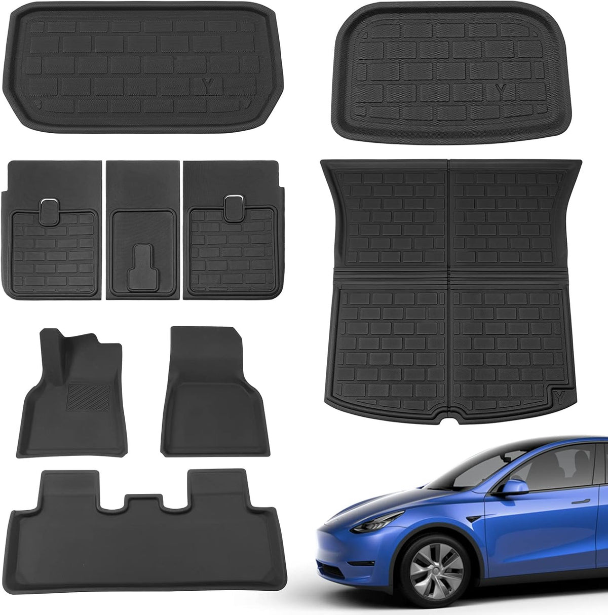 TPR Trunk Mat Cargo Liner Set of 9 H114168