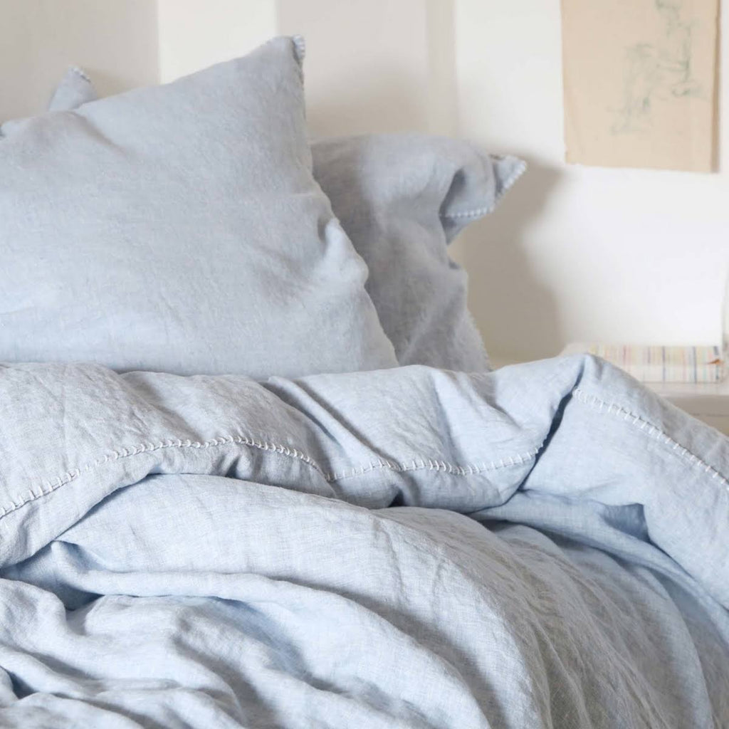 Prairie Stitch Duvet Cover Full/Queen Gray Y8040