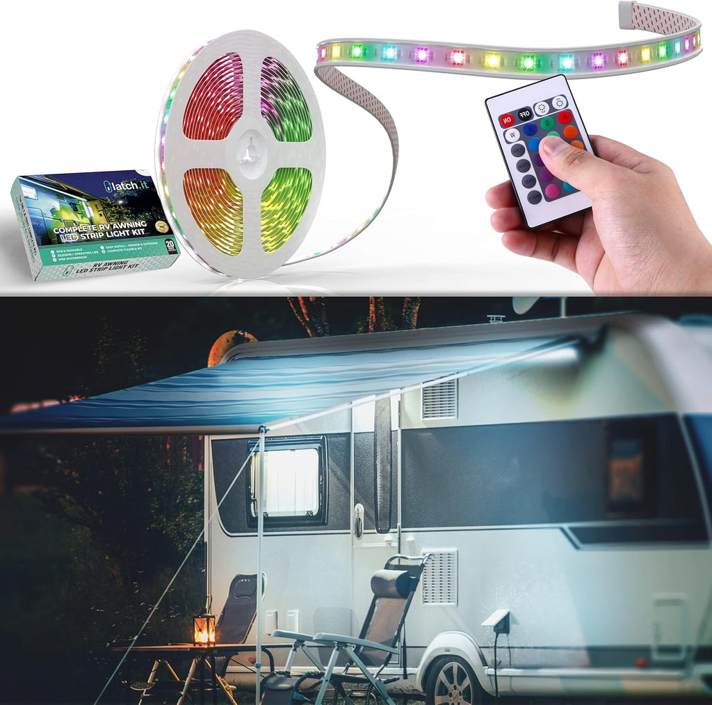 30’ IP68 Waterproof LED Awning Light Kit, Pack of 2 J972993