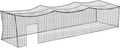 Polyethylene Twisted Knotted Baseball Batting Cage Netting U249301