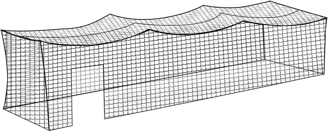 Polyethylene Twisted Knotted Baseball Batting Cage Netting U249301