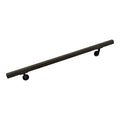 Aluminum Wall Handrail with Mounts, 10 ft, Bronze Sand Z592619