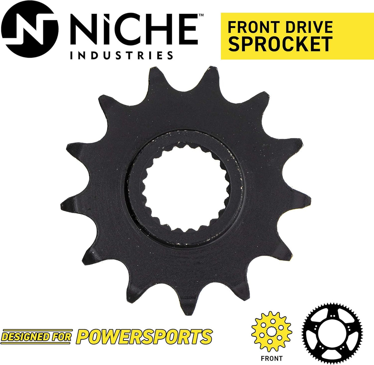 Drive Sprocket Chain Combo, 13 Tooth Front 40 Tooth Rear 520NZ Standard 88 Links Pack of 2 M127615