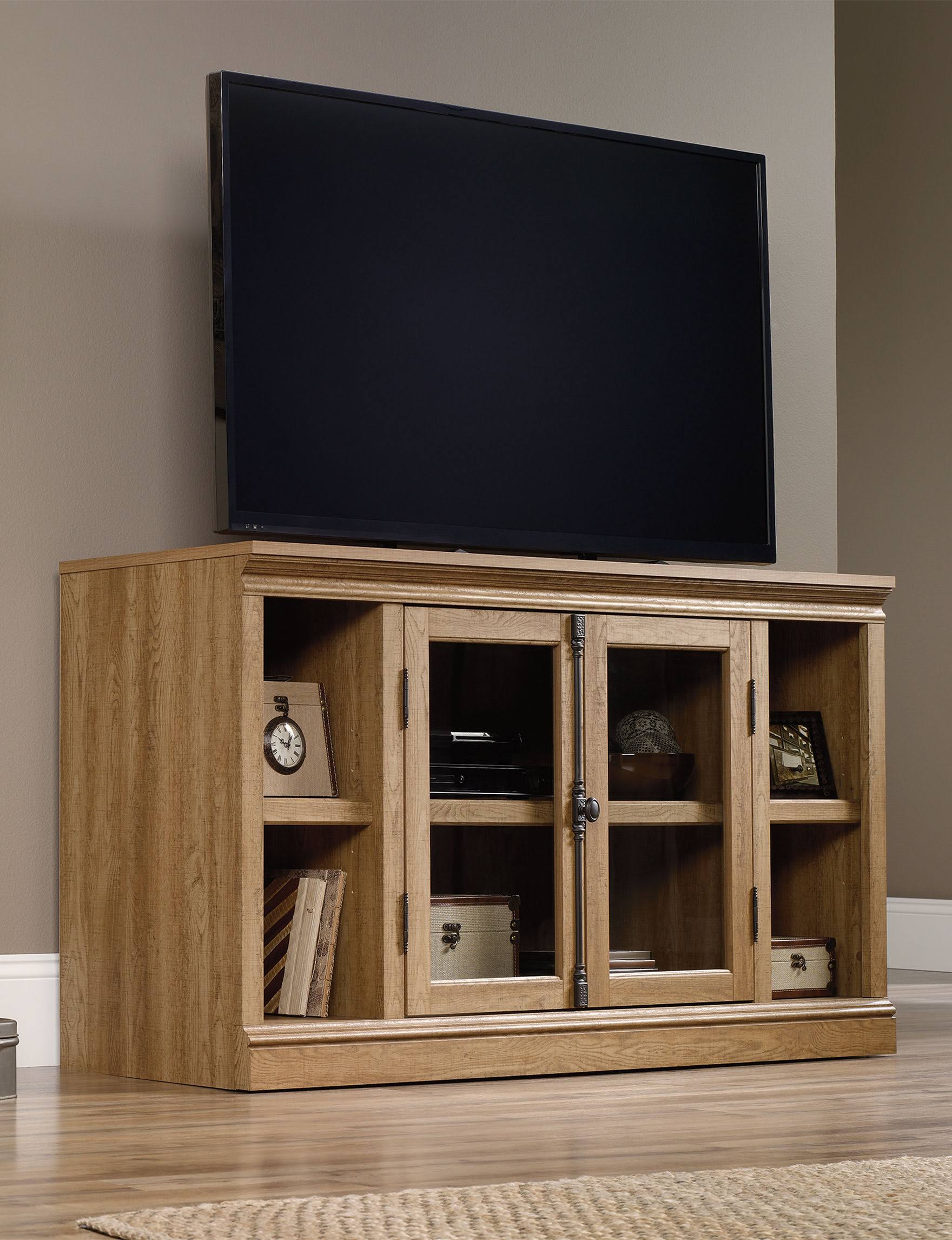 Scribed Oak Entertainment Credenza M249