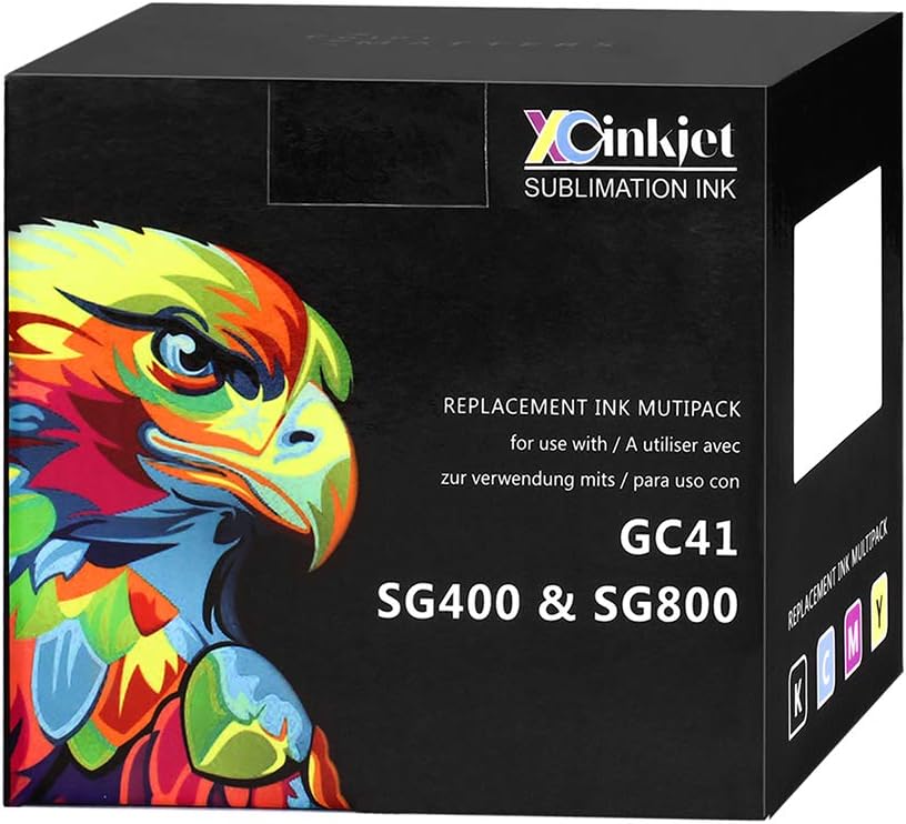 Sublimation Ink Cartridge 4-Pack for SG400 SG800 Printer L2921
