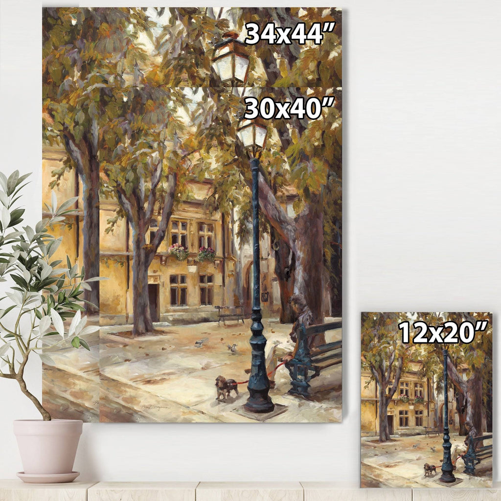 Grey French Country Canvas Art B99132