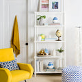 Gray 4 Tier Etagere Bookcase M846447