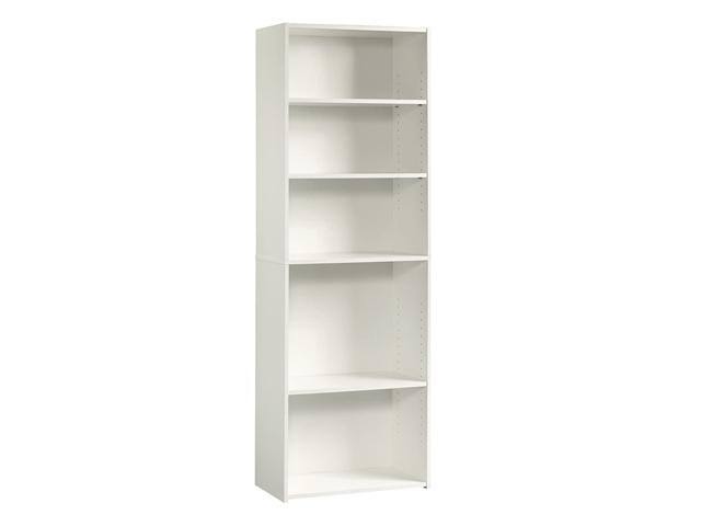 5-Shelf Bookcase, Soft White Finish M589
