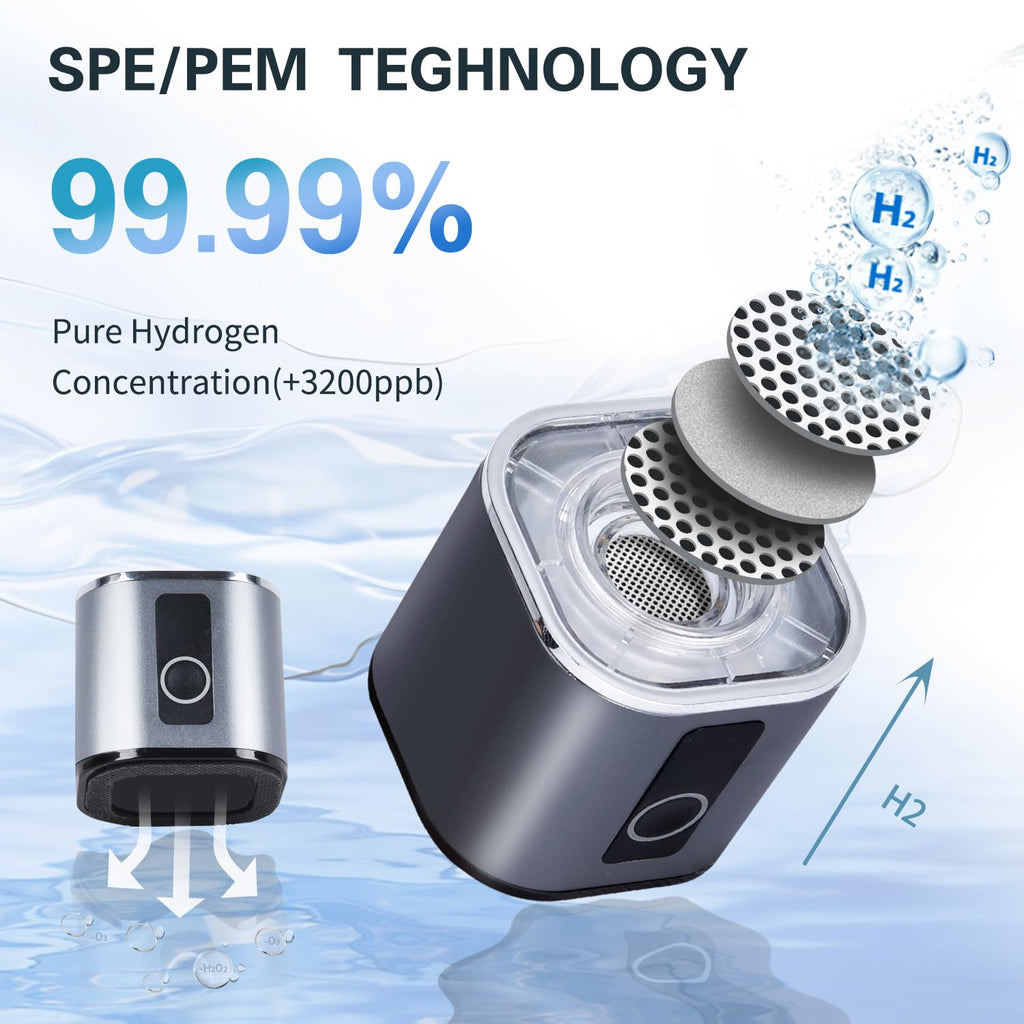 Hydrogen Water Bottle with LED Display A6379