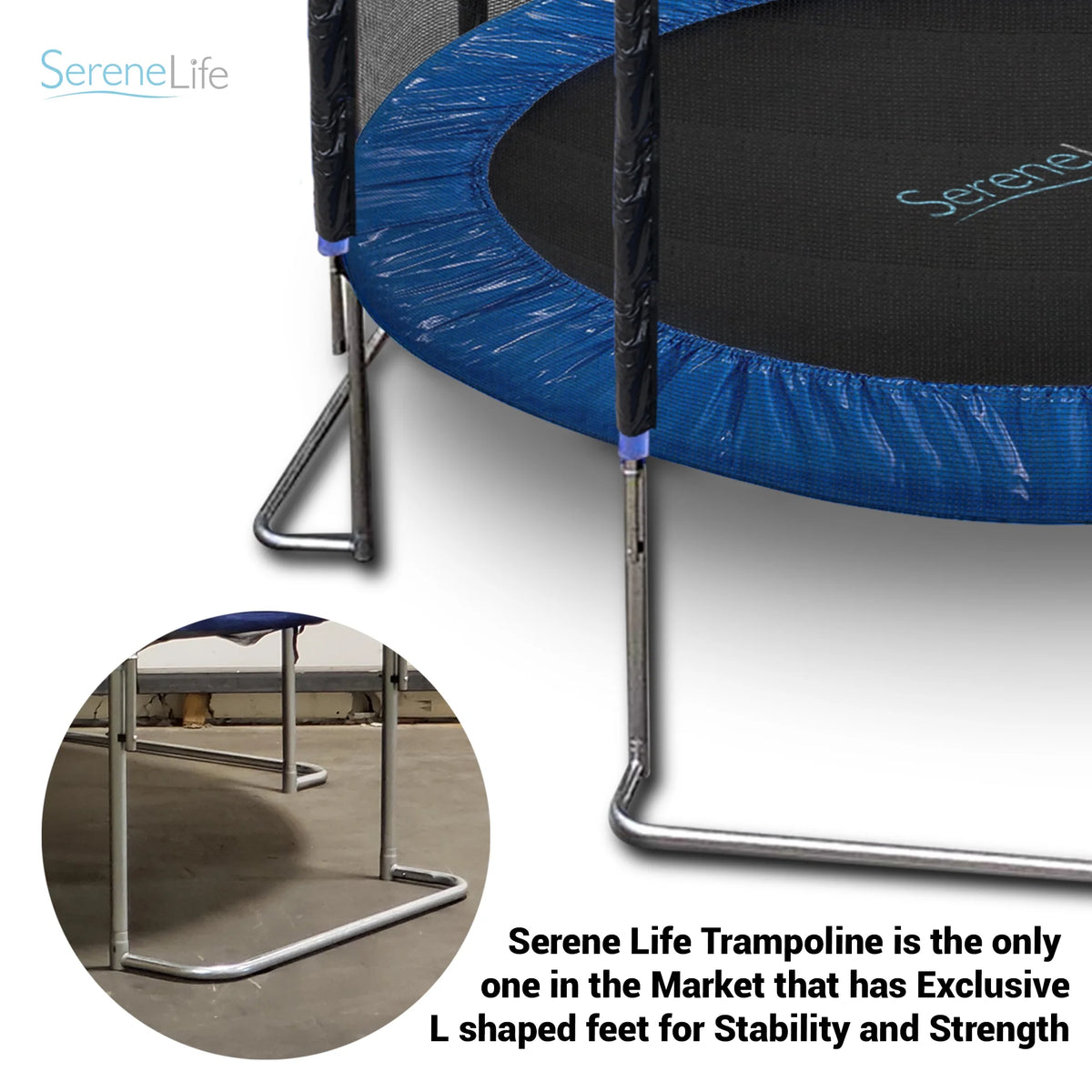 8ft Outdoor Trampoline for Kids P8744