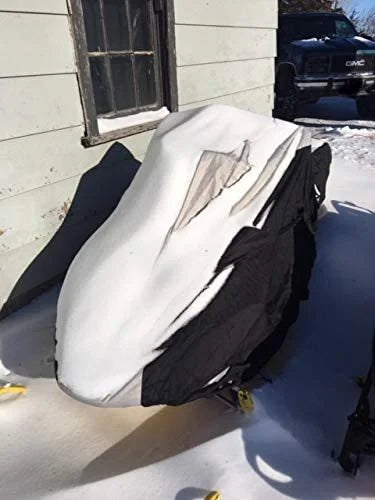 Snowmobile Cover with Built-in Securing Straps P154
