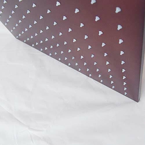 Oil Rubbed Bronze Ceiling Mount Rainfall LED Shower Head I930