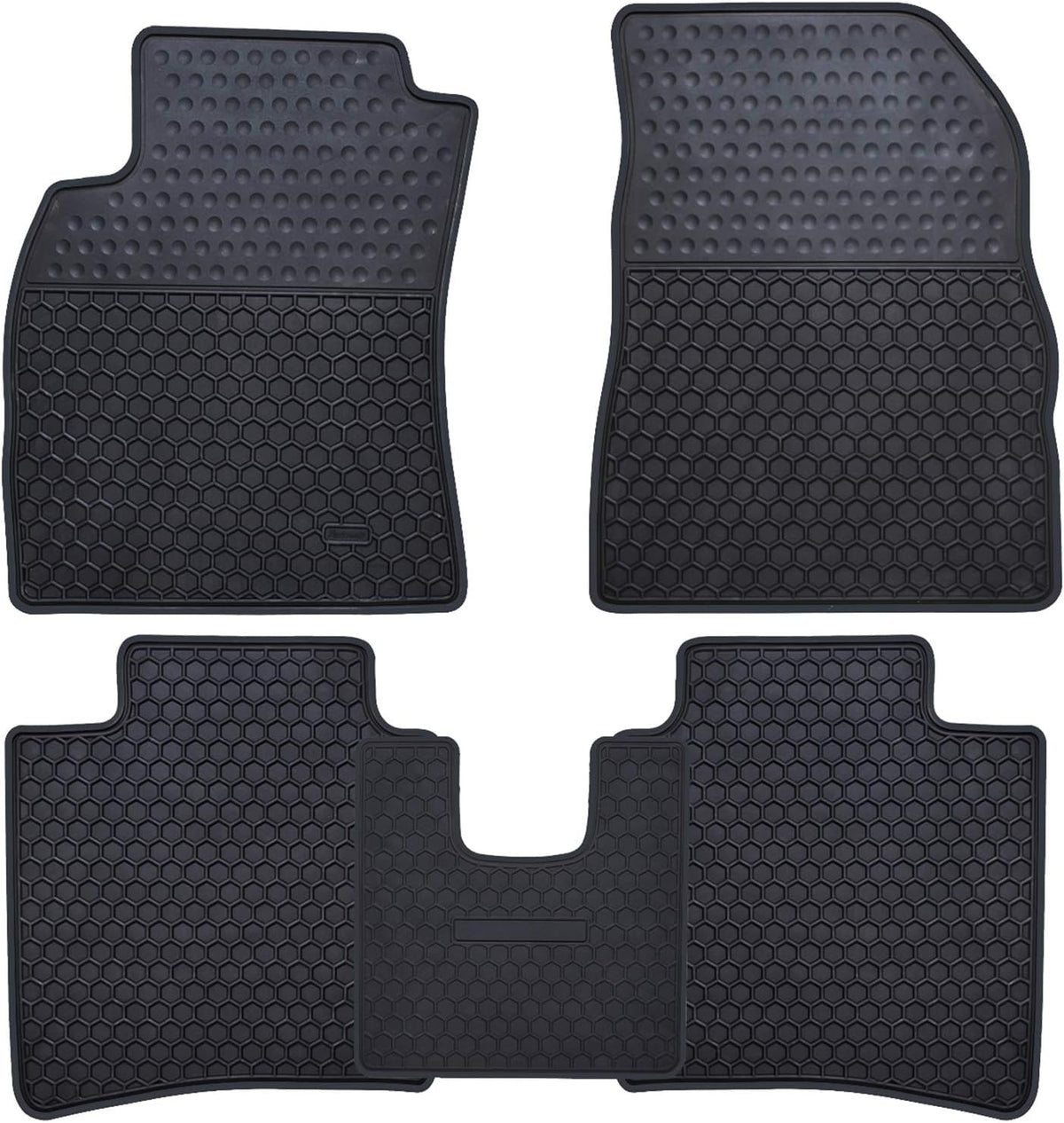 Black Rubber Car Floor Mats N60676