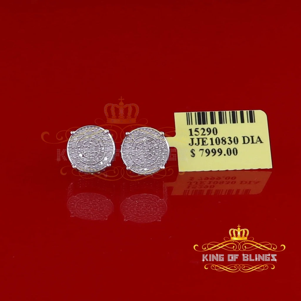 925 Sterling Silver Diamond Stud Earrings Z731170
