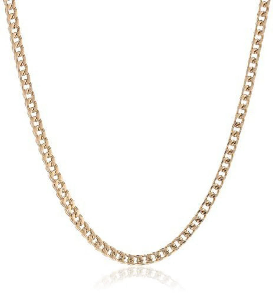 Stainless Steel Foxtail Chain Necklace 22" U25596