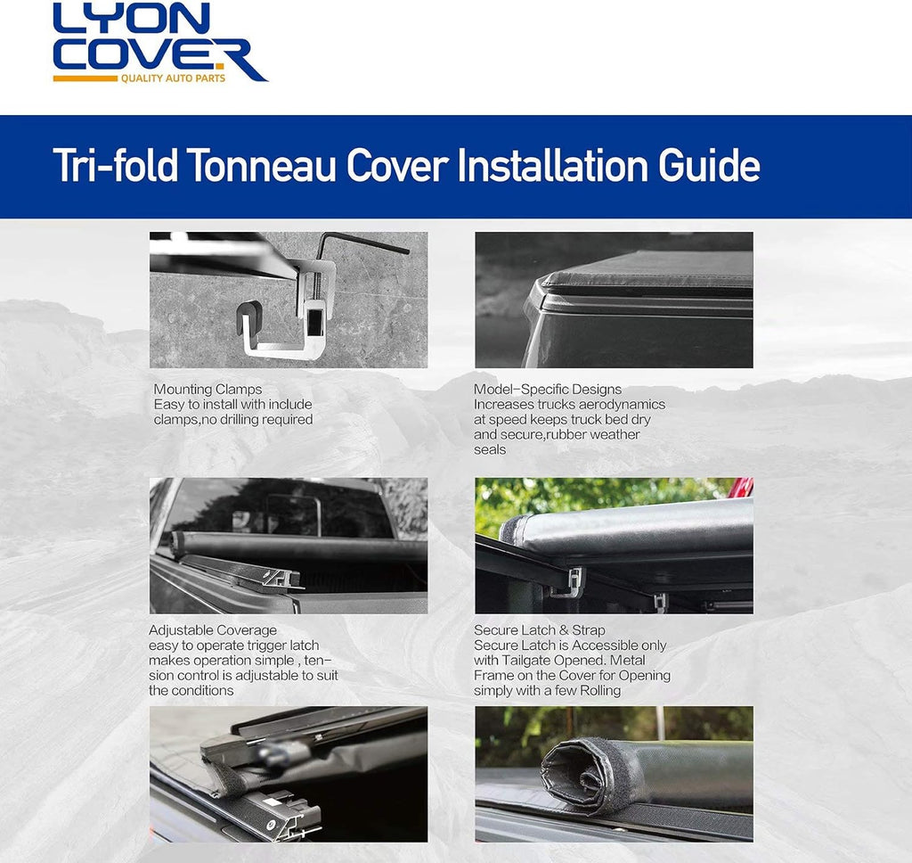 Truck Pickup Bed Tonneau Cover H490957