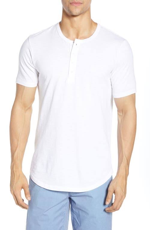 White Scallop Henley I786