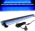 Amber Yellow 38" 78 LED Emergency Warning Strobe Light Bar with Magnetic Base O83896