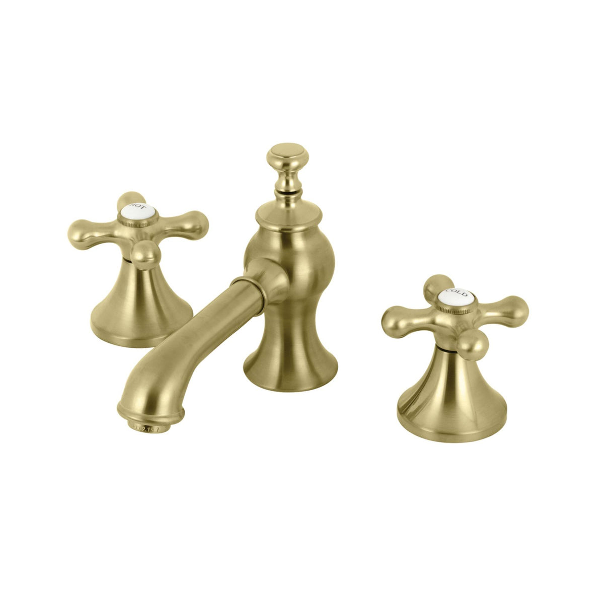Vintage 8 in. Widespread Bathroom Faucet Brushed Brass J468