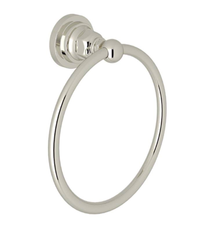 Satin Unlacquered Brass Towel Ring K39480