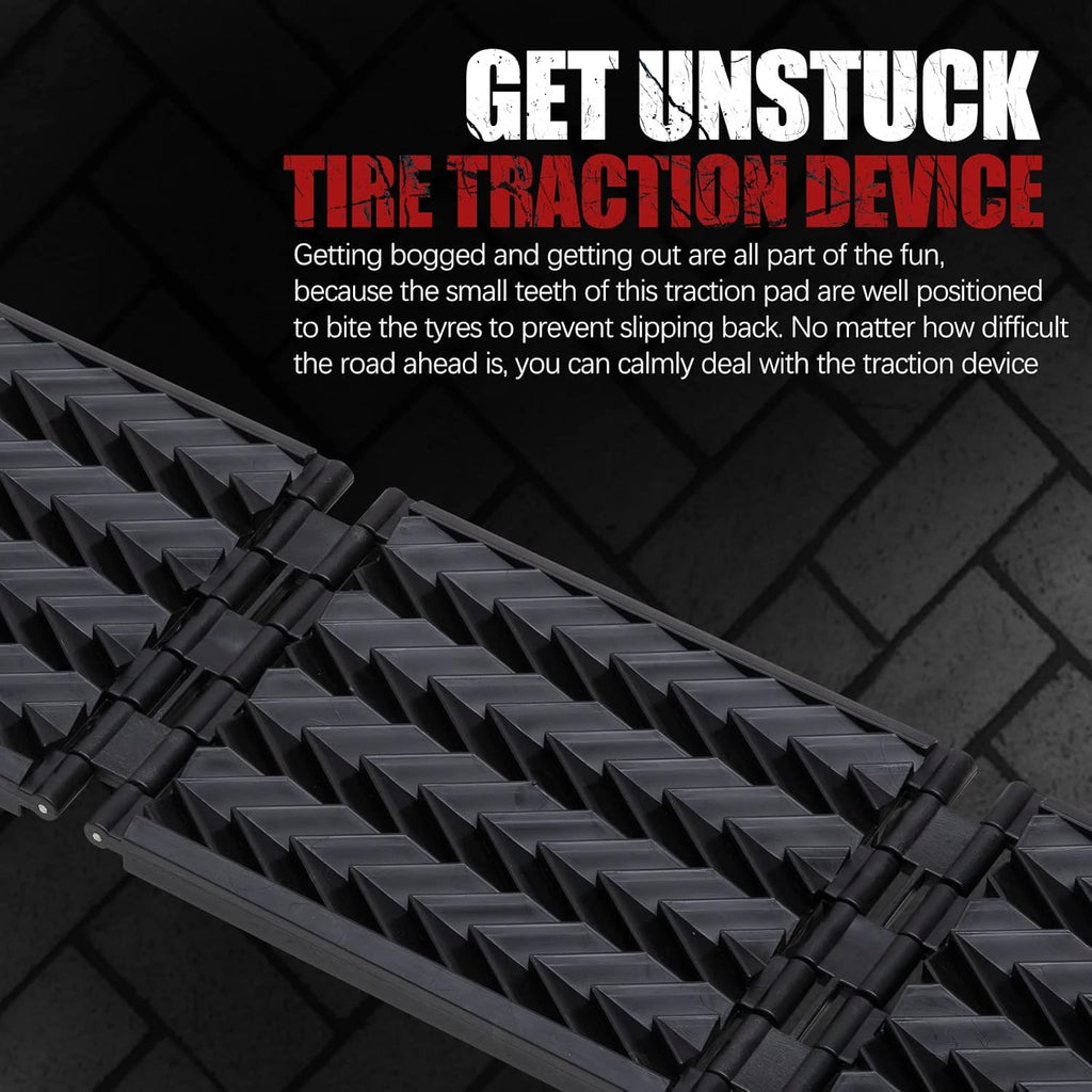 Tire Traction Mats Foldable Recovery Track Boards 2 Pack R84951