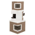 Brown/White 3-Story Cat Condo T913570