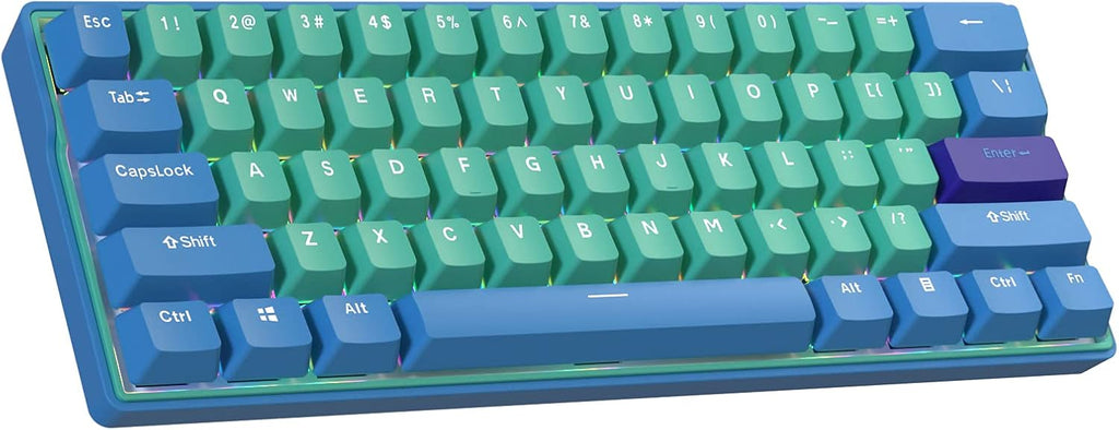 Wireless 60% Hot Swappable RGB Mechanical Keyboard with PBT Keycaps A149