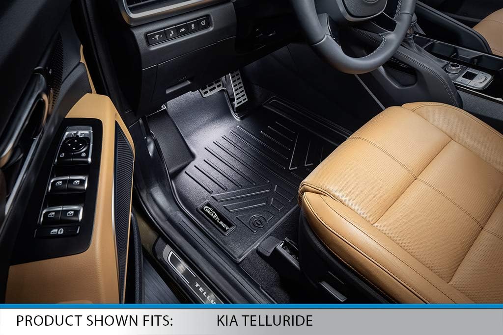 Black 3 Row & Cargo Floor Mat Liner Set L980