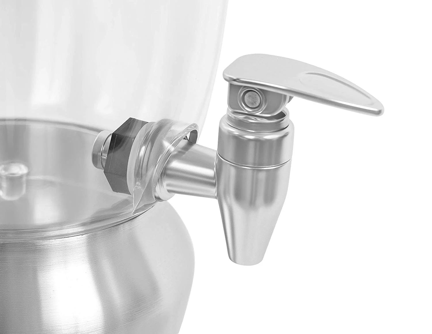 1.5 Gallon Stainless Steel Beverage Dispenser with Ice Container, Stand & Spigot I532