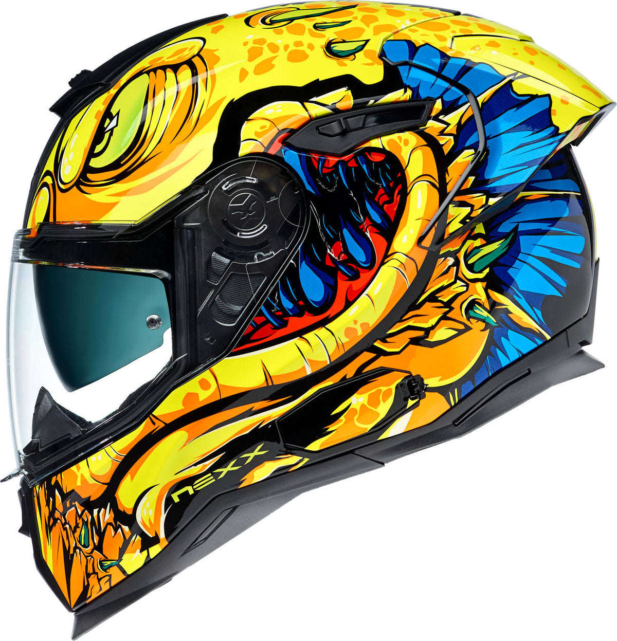 Helmet SX.100R Abisal Yellow / Blue - Size M B4142