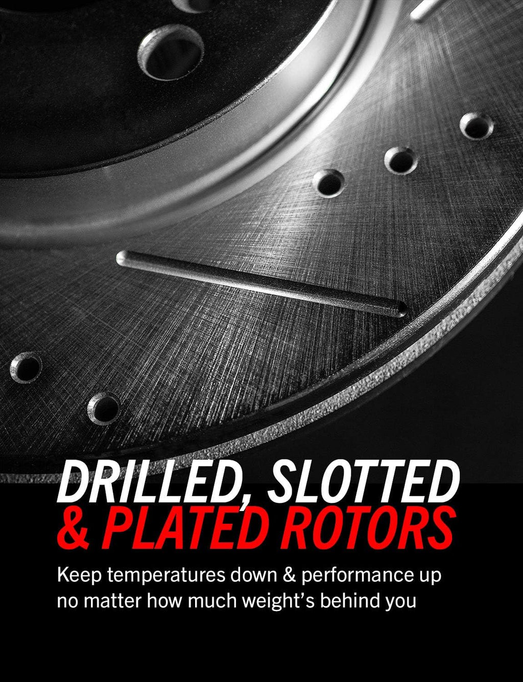 Rear Drilled & Slotted Rotor Pair J43239