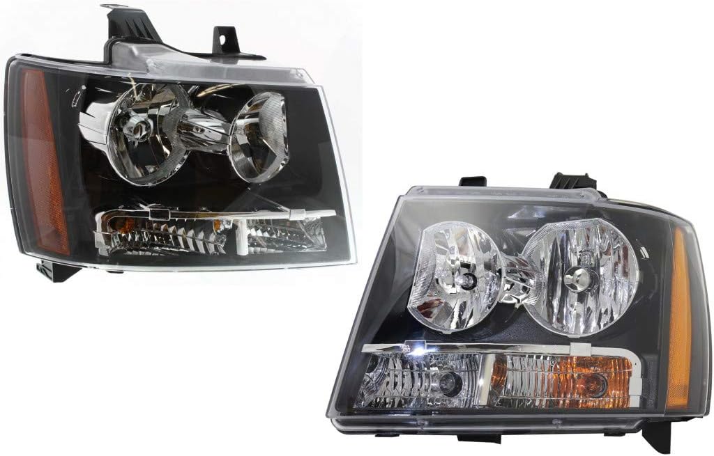 Headlight Assembly Pair with Bulbs Y2886