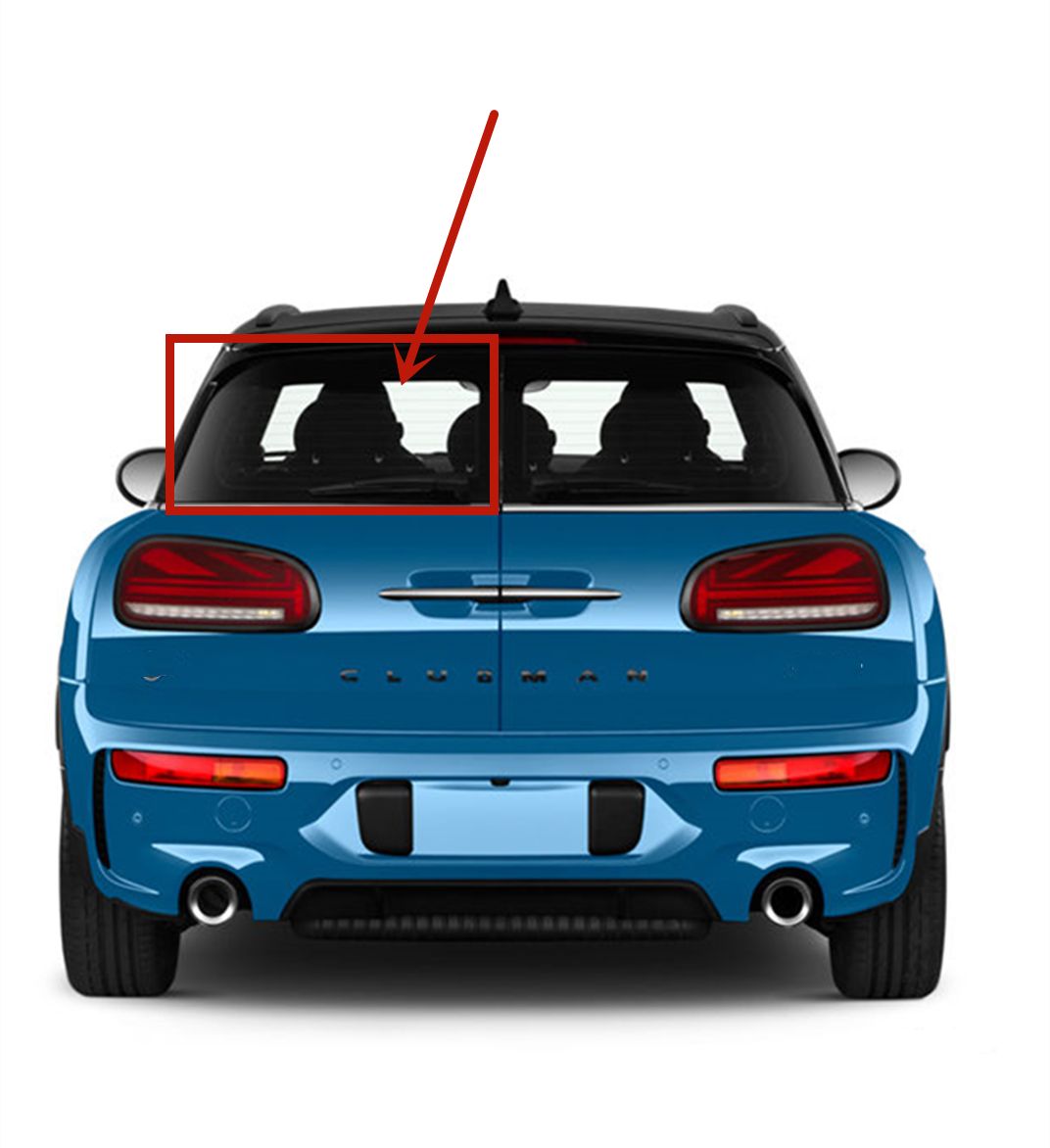 Heated Back Window Back Glass Driver Left Side Y5946