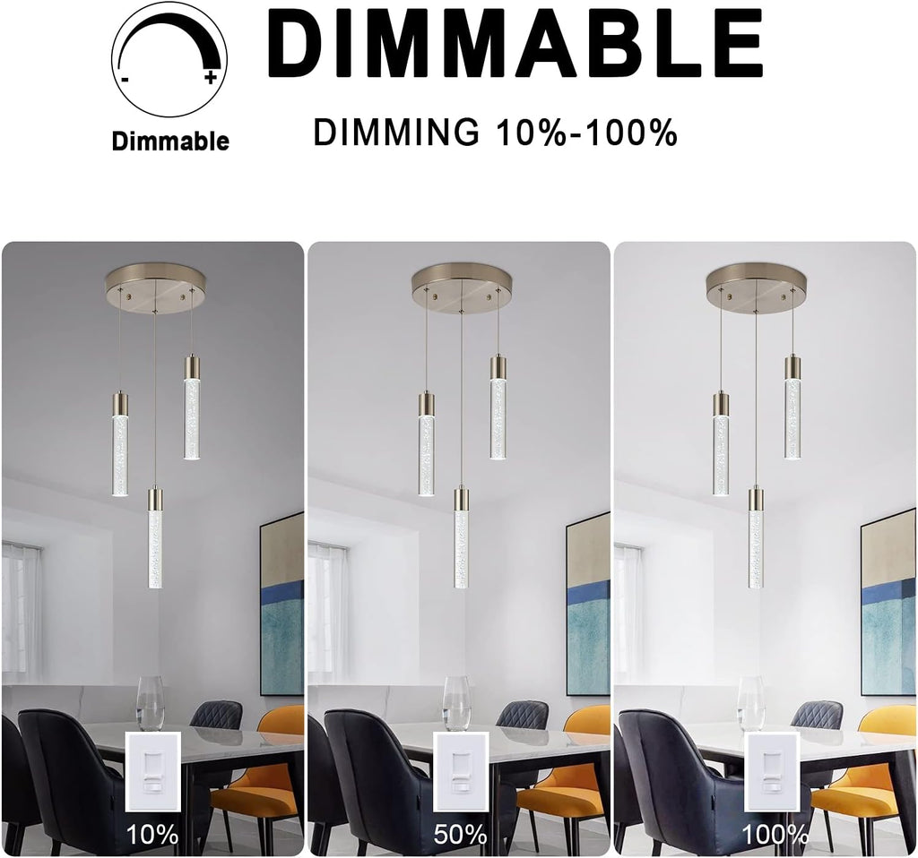 Crystal Chandelier Light Fixture, 9 Lights Y535
