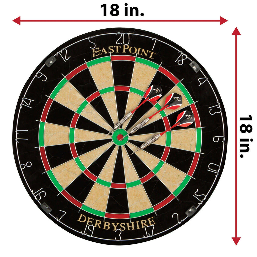 Derbyshire Dartboard & Cabinet Set Z65704