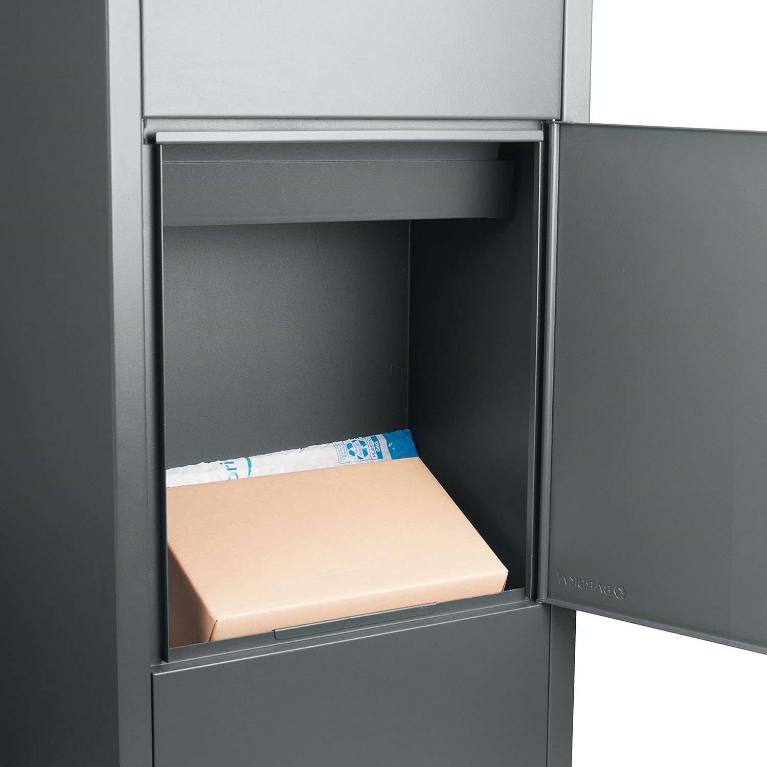 Grey Parcel Mail Drop Box N172