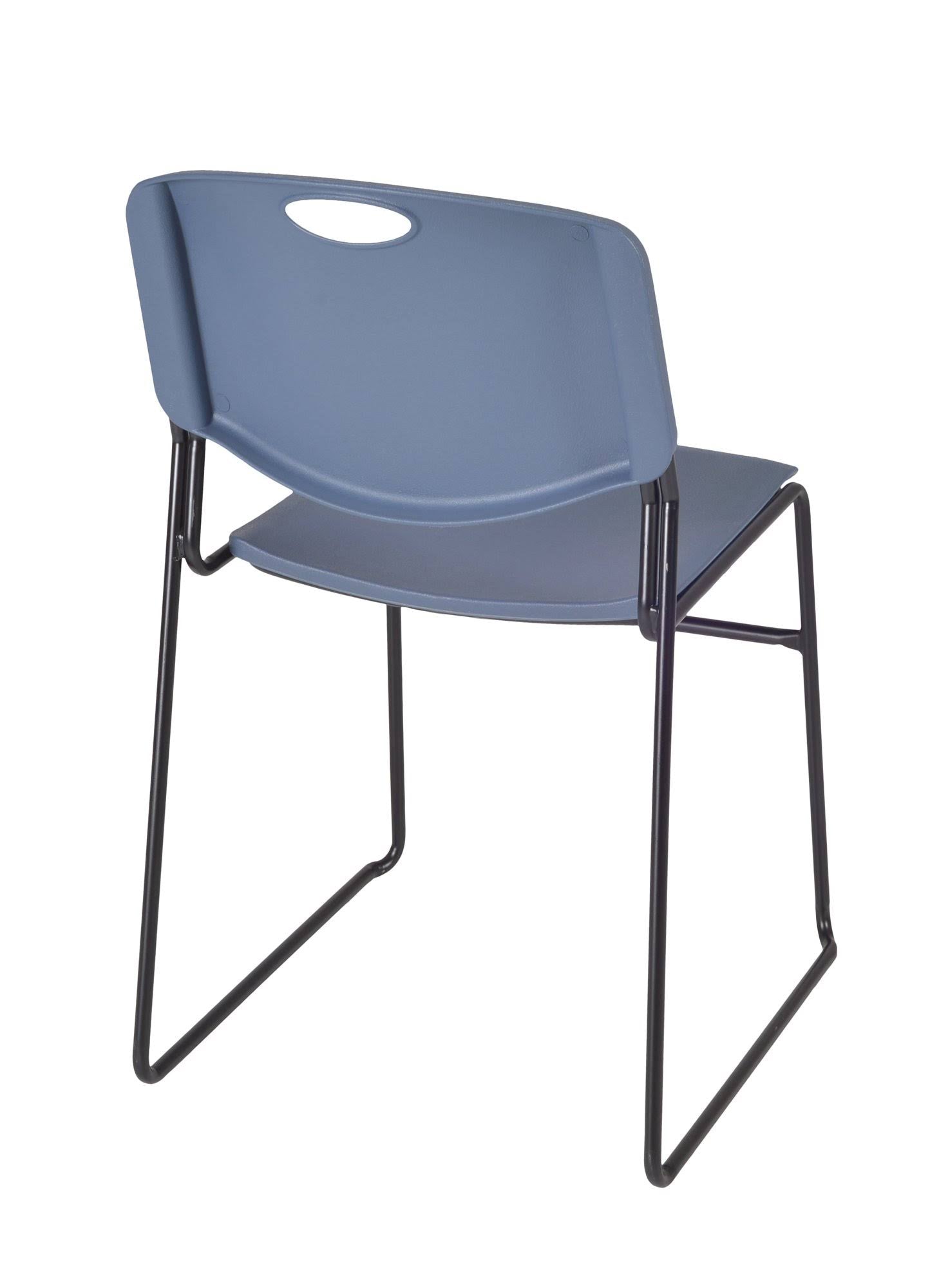 Square Breakroom Table with 4 Stack Chairs A8820