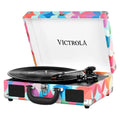 Bluetooth Suitcase Record Player with 3-Speed Turntable T941