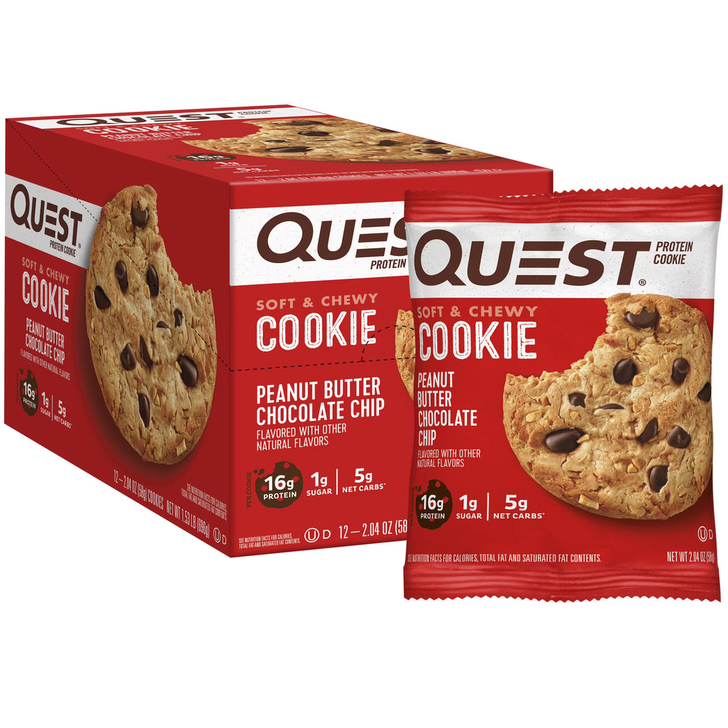 Peanut Butter Chocolate Chip Protein Cookie, 12 Count I63623