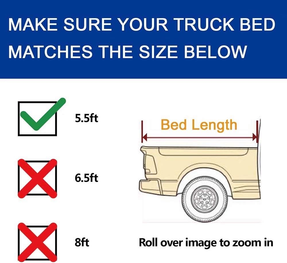 Truck Pickup Bed Tonneau Cover H490957