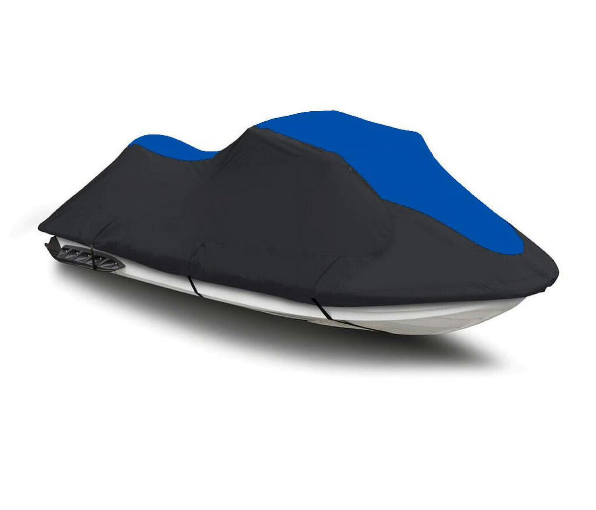 Black Blue Heavy-Duty 600 Denier Jet Ski PWC Cover 2 Seater J4929