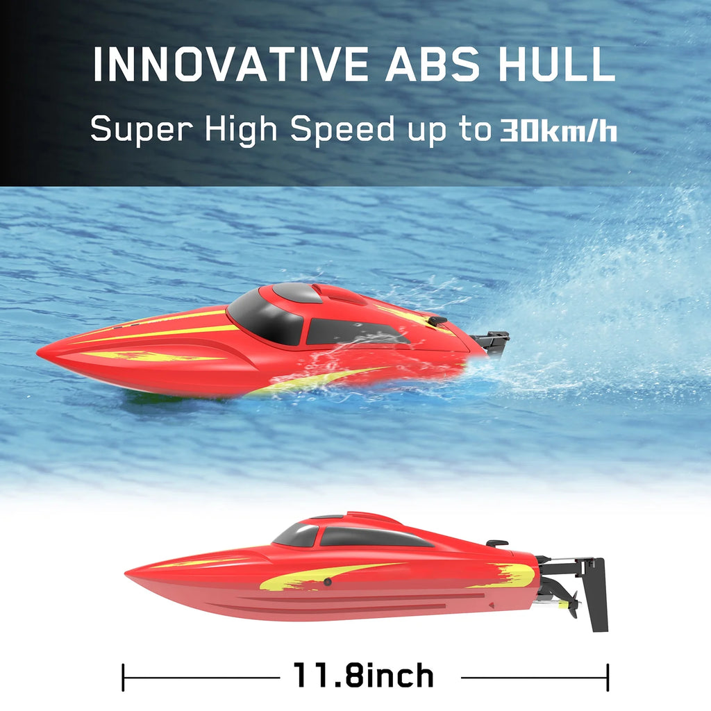 Remote Control Boat 30kmh High Speed 2.4GHz with 2 Battery T8493
