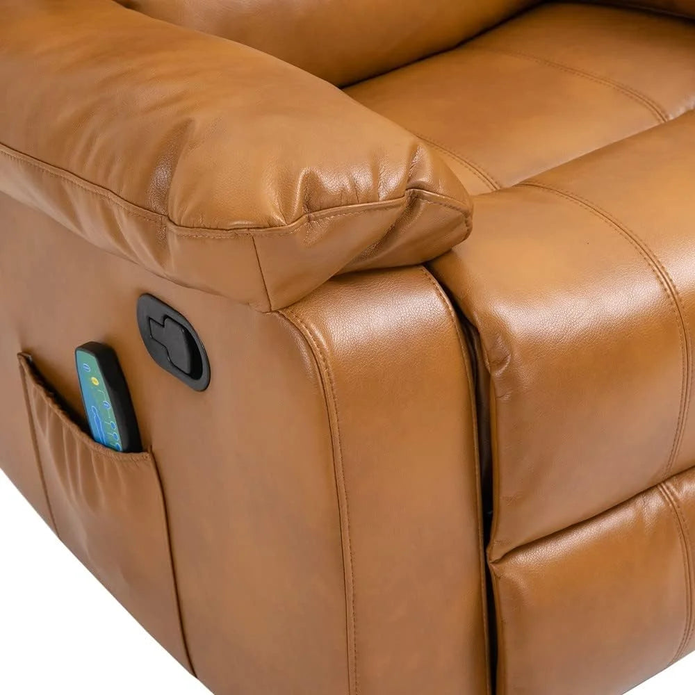 Faux Leather Power Lift Recliner Chair with Remote Control Y82161