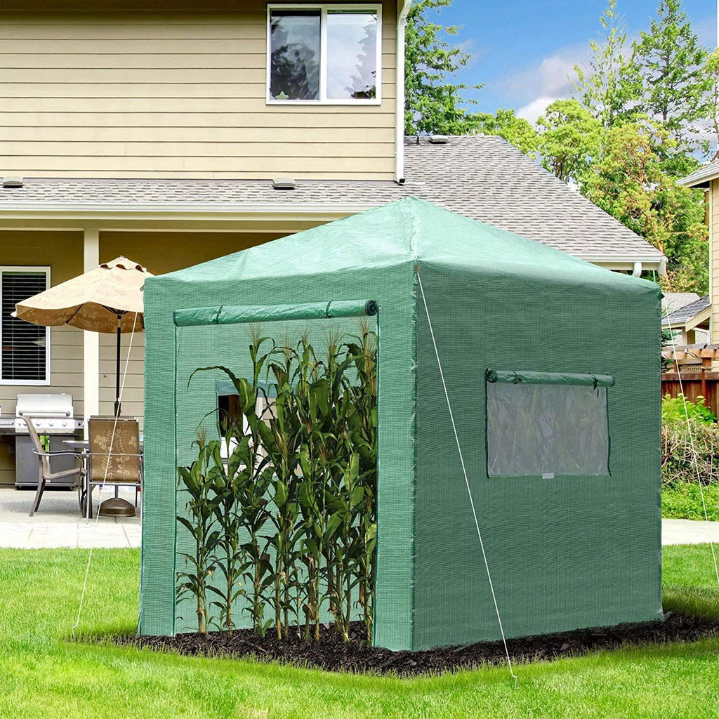 8' x 8' Walk in Green House N72333