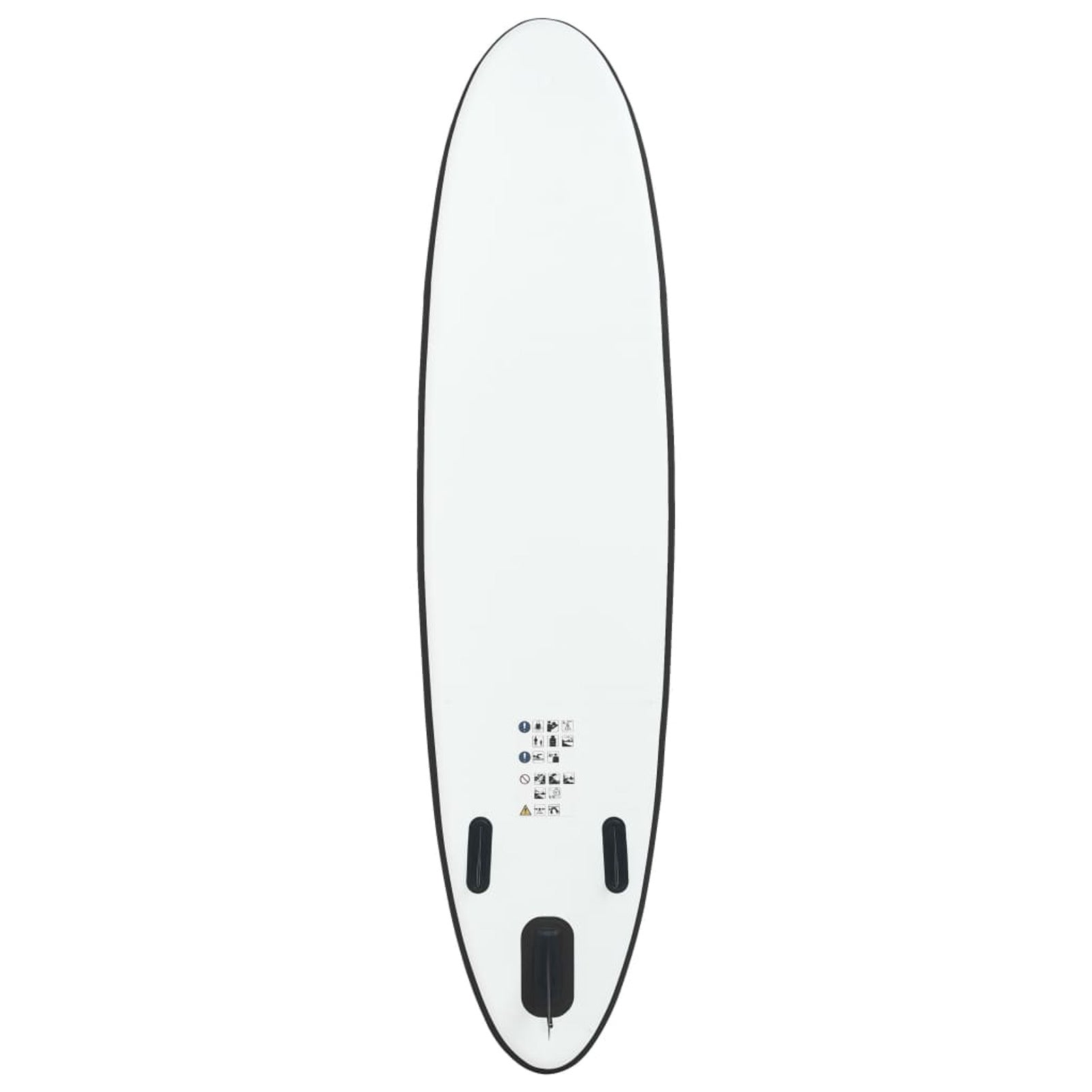 Inflatable Paddleboard Set Black and White B536
